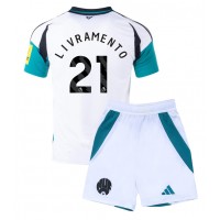 Echipament fotbal Newcastle United Tino Livramento #21 Tricou Treilea 2024-25 pentru copii maneca scurta (+ Pantaloni scurti)